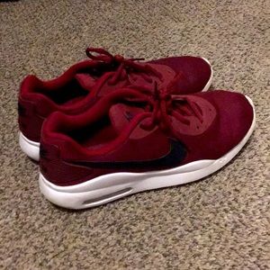 Maroon Nike Air Shoes